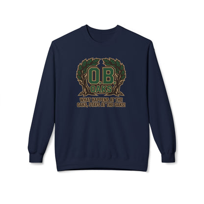 O.B. Oaks Crewneck Sweatshirt — Fictional Fairways Signature Apparel