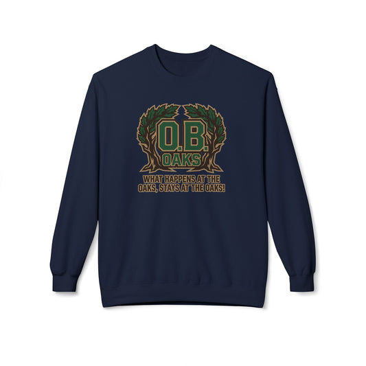 O.B. Oaks Crewneck Sweatshirt — Fictional Fairways Signature Apparel
