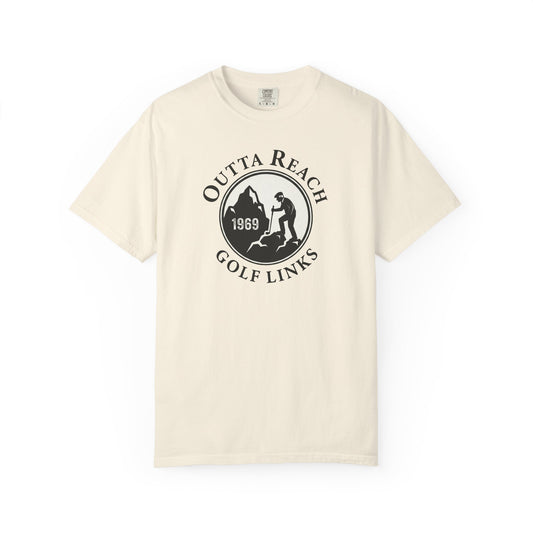 Outta Reach Golf Links T-Shirt — Fictional Fairways Signature Apparel