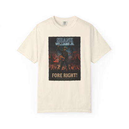 Shank Williams Jr. 'Fore Right!' Vintage Concert T-Shirt