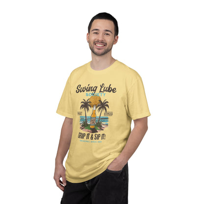 Grip It & Sip it T-Shirt 2 — Swing Lube Society Signature Apparel