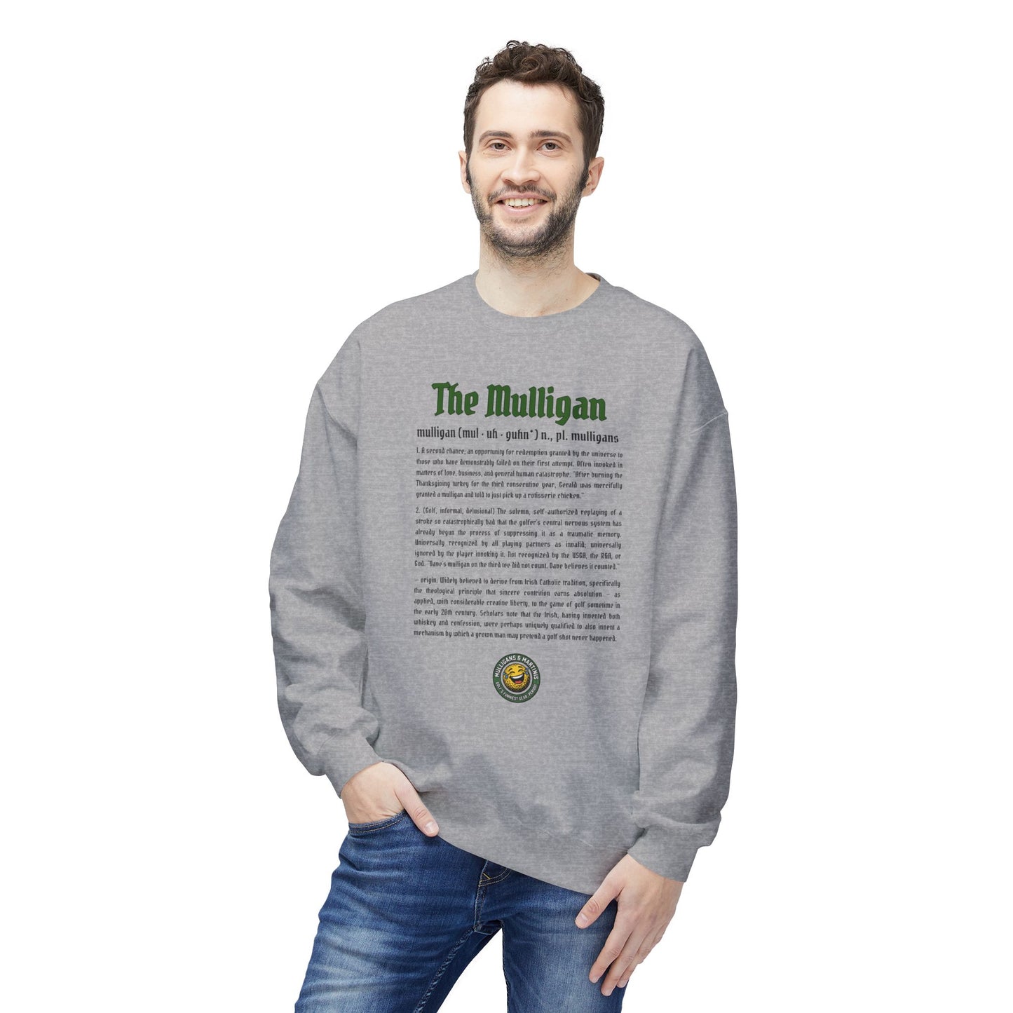 The Mulligan Definition Sweatshirt — The Shag Bag Apparel