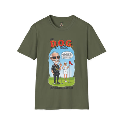 The D.O.G. T-Shirt — Experience Matters - Golf Noir Signature Apparel