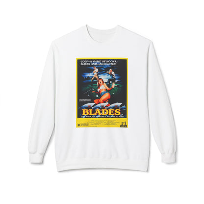 Vintage 'Blades' Movie Poster Sweatshirt — Golf Noir Apparel