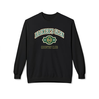 Hacker's Glen Country Club Crewneck Sweatshirt - Fictional Fairways Signature Apparel