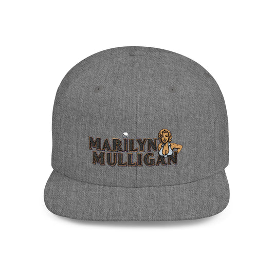 Marilyn Mulligan Flat Bill Snapback Cap