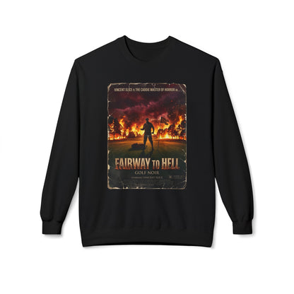 Fairway to Hell Crewneck Sweatshirt – Starring Vincent Slice of GOLF NOIR