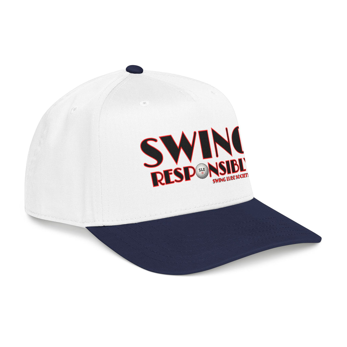 Swing Responsibly Baseball Cap — Swing Lube Society Headwear
