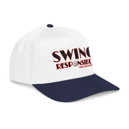 Swing Responsibly Baseball Cap — Swing Lube Society Headwear