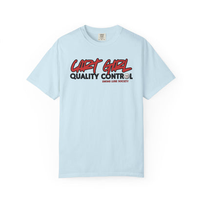 Cart Girl Quality Control Golf T-Shirt — Swing Lube Society Signature Apparel