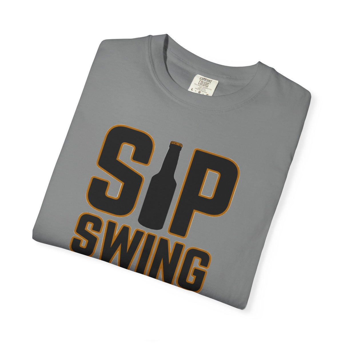 Sip Swing Swear Repeat T‑Shirt — Swing Lube Society Signature Apparel