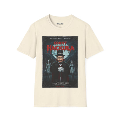 COUNT HACKULA T-Shirt - Starring VINCENT SLICE- Golf Noir Signature Apparel