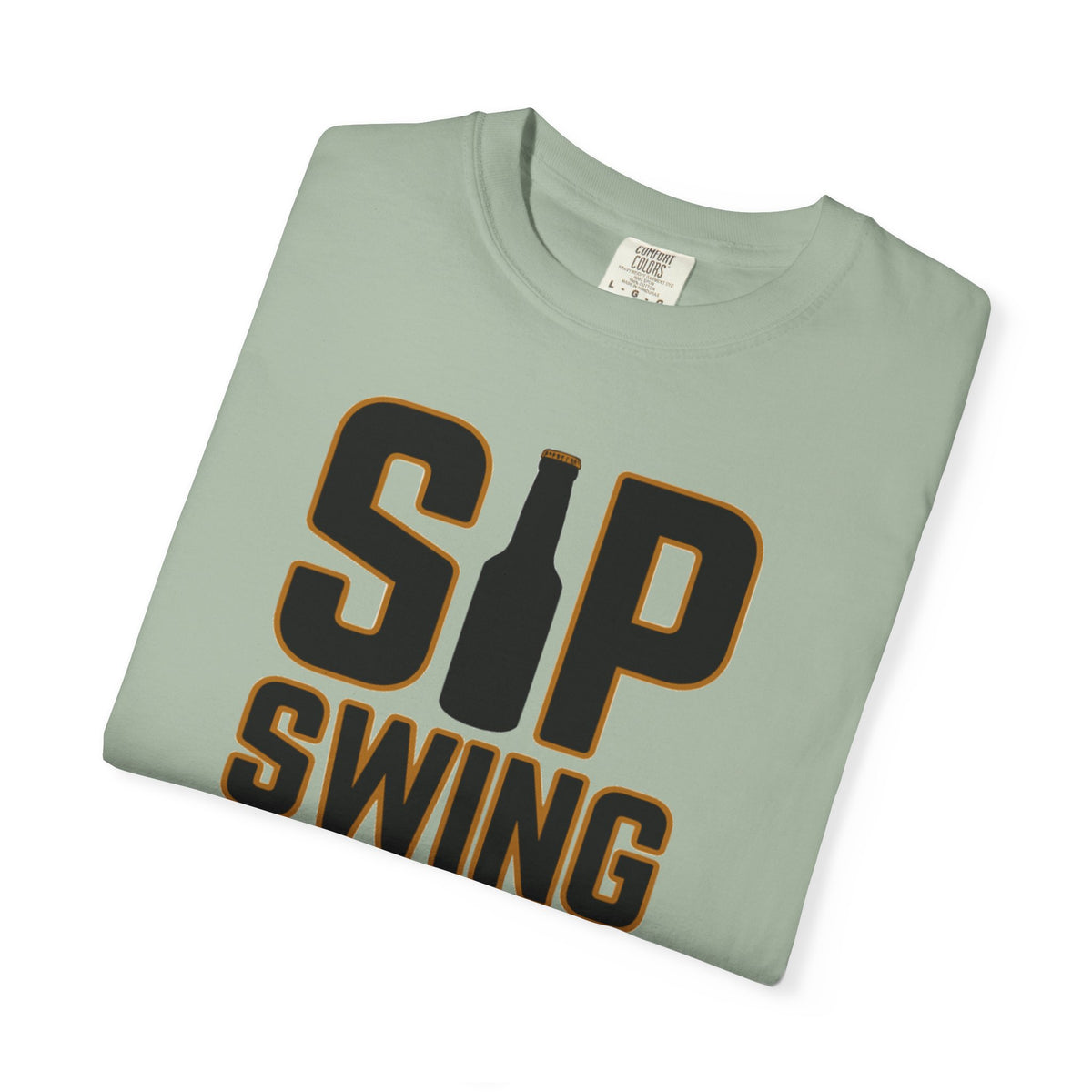 Sip Swing Swear Repeat T‑Shirt — Swing Lube Society Signature Apparel