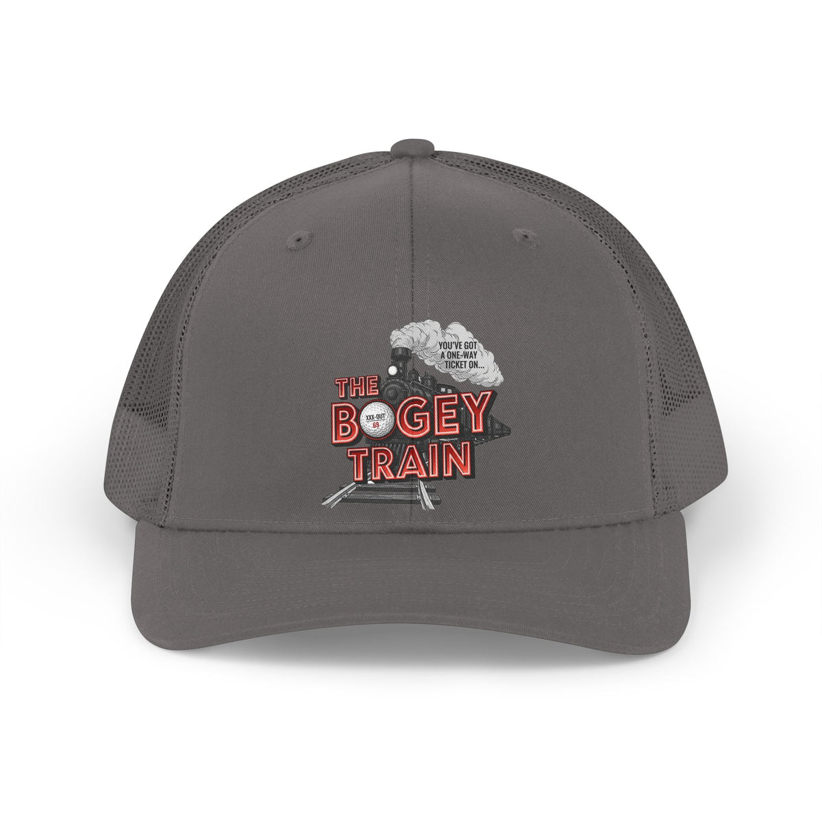 'The Bogey Train' Trucker Hat – XXX-OUT Designs Headwear