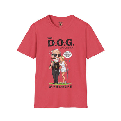 The D.O.G. Golf T-Shirt — 'Grip It and Sip It'