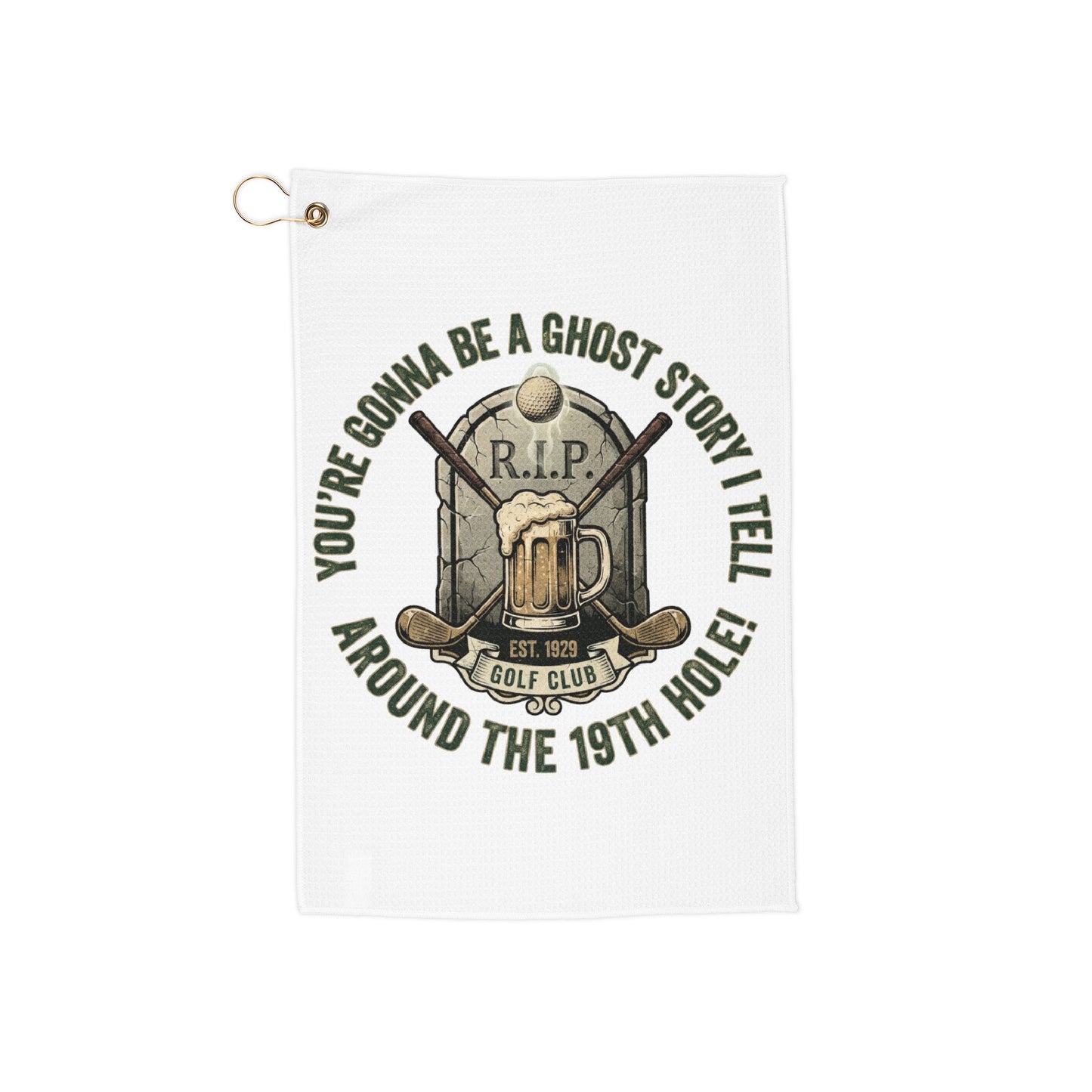 Ghost Story Golf Towel — The Shag Bag Towels