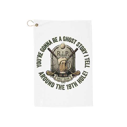 Ghost Story Golf Towel — The Shag Bag Towels