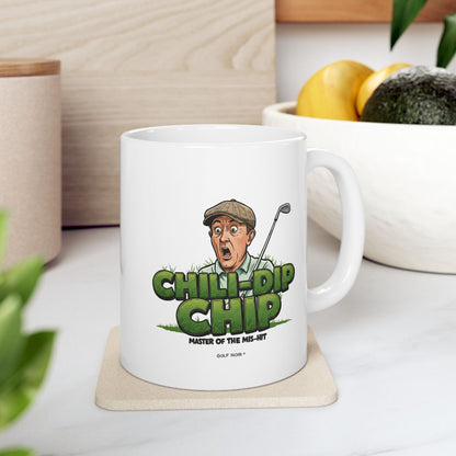 CHILI-DIP CHIP Mug - Master of The Mis-Hit- Golf Noir Accessories