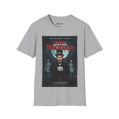 COUNT HACKULA T-Shirt - Starring VINCENT SLICE- Golf Noir Signature Apparel