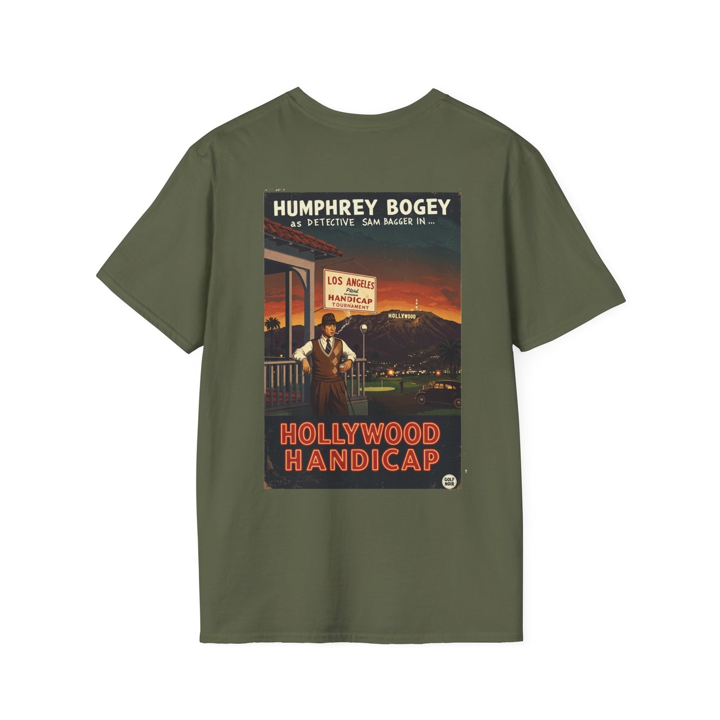 HOLLYWOOD HANDICAP T-Shirt - Starring HUMPHREY BOGEY