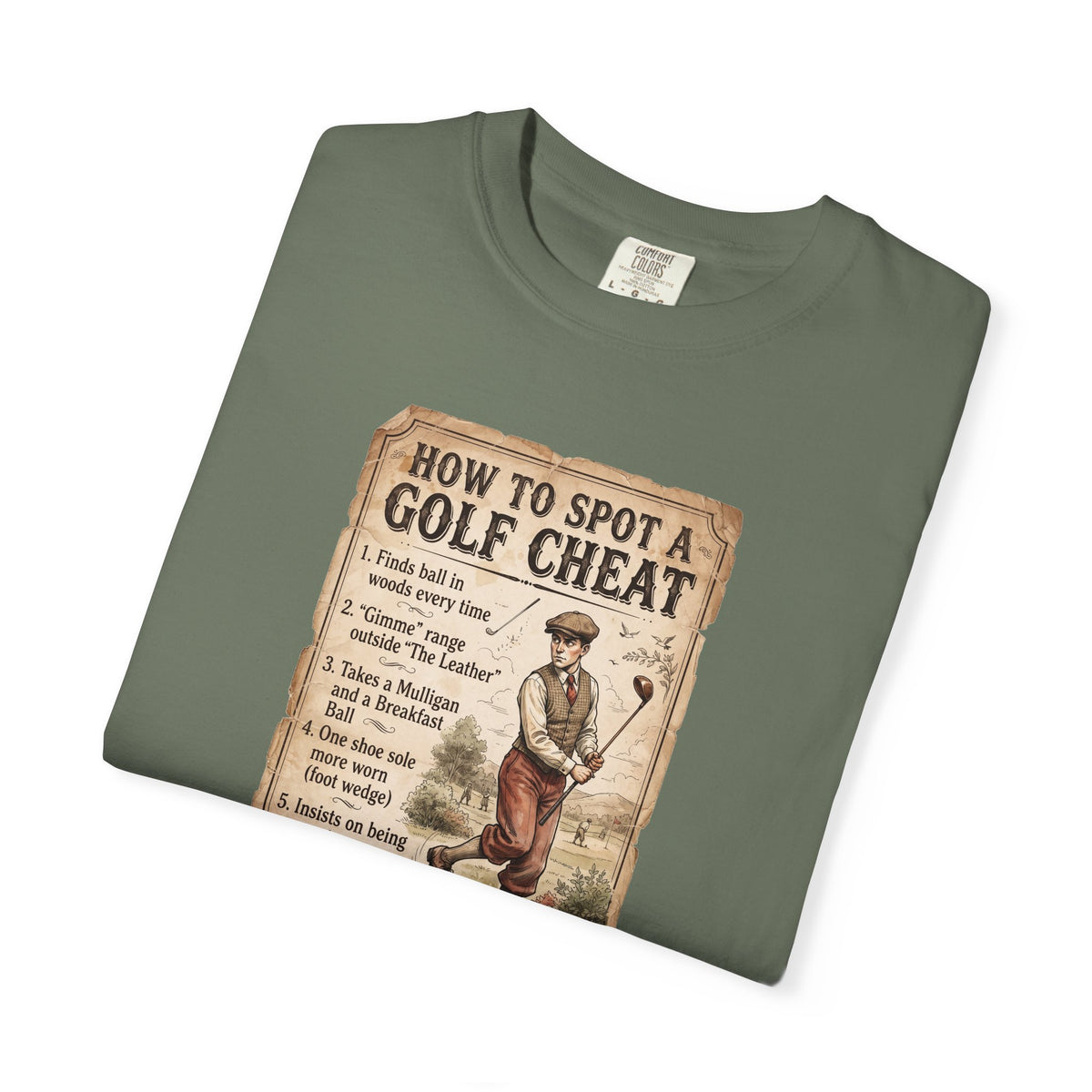 "How to Spot a Golf Cheat" Vintage Tee - The Shag Bag Apparel