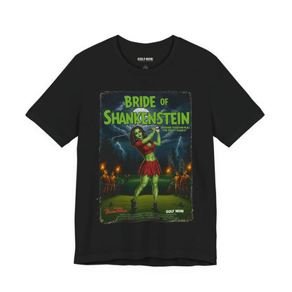 BRIDE OF SHANKENSTEIN T-Shirt - Starring VIVIAN SLICE (A Vincent Slice Design)- Golf Noir Signature Apparel