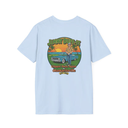 SHANKARITAVILLE T-Shirt - Starring JIMMY DUFF-IT- Golf Noir Signature Apparel