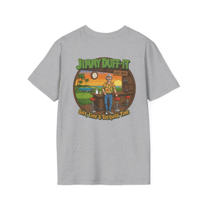 SALT, LIME, & TEEQUILA TIME T-Shirt - Starring JIMMY DUFF-IT - Golf Noir Signature Apparel