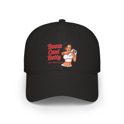 Booze Cart Betty Low Profile Baseball Cap — Golf Noir Statement Headwear