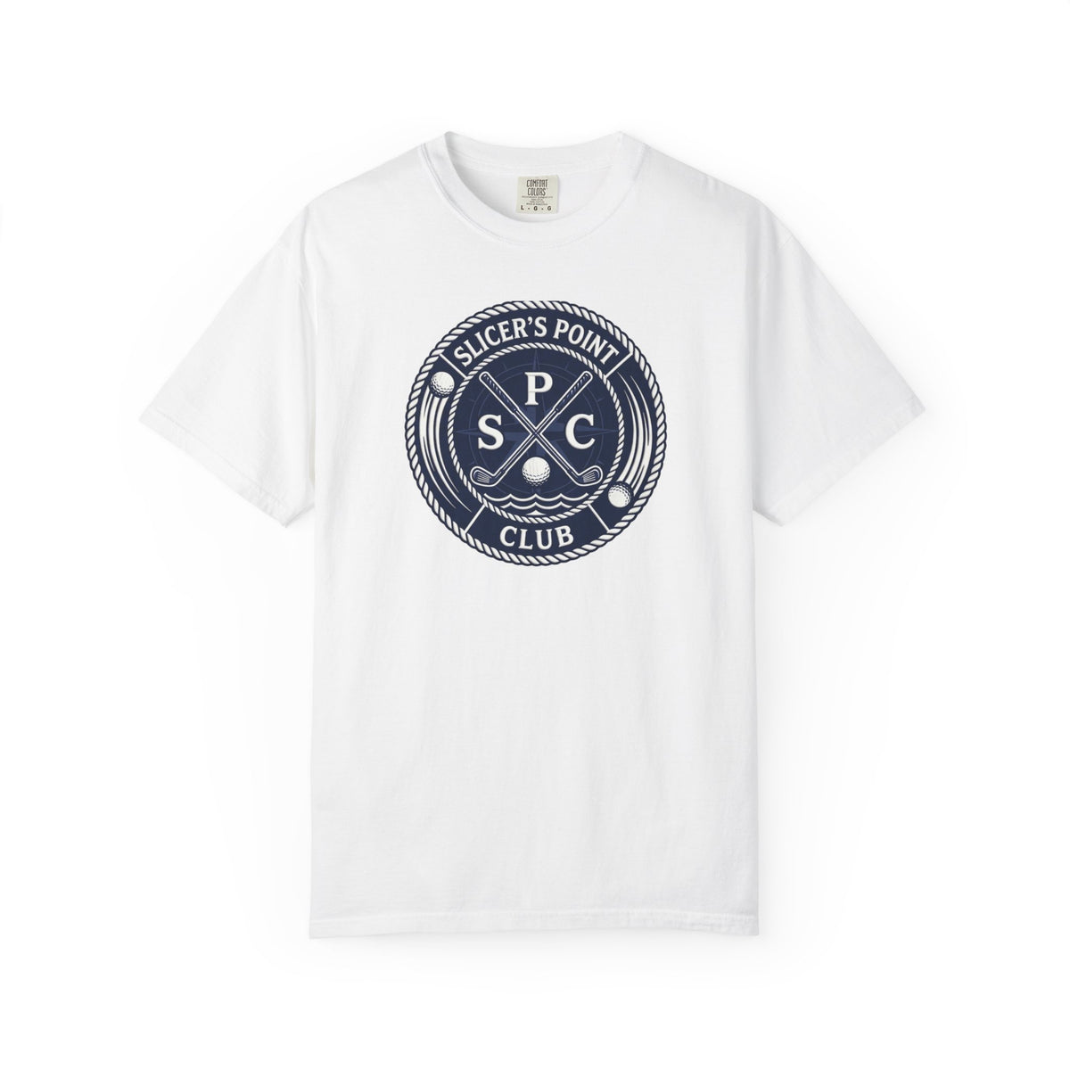 Slicer's Point Club T-Shirt – Fictional Fairways Signature Apparel