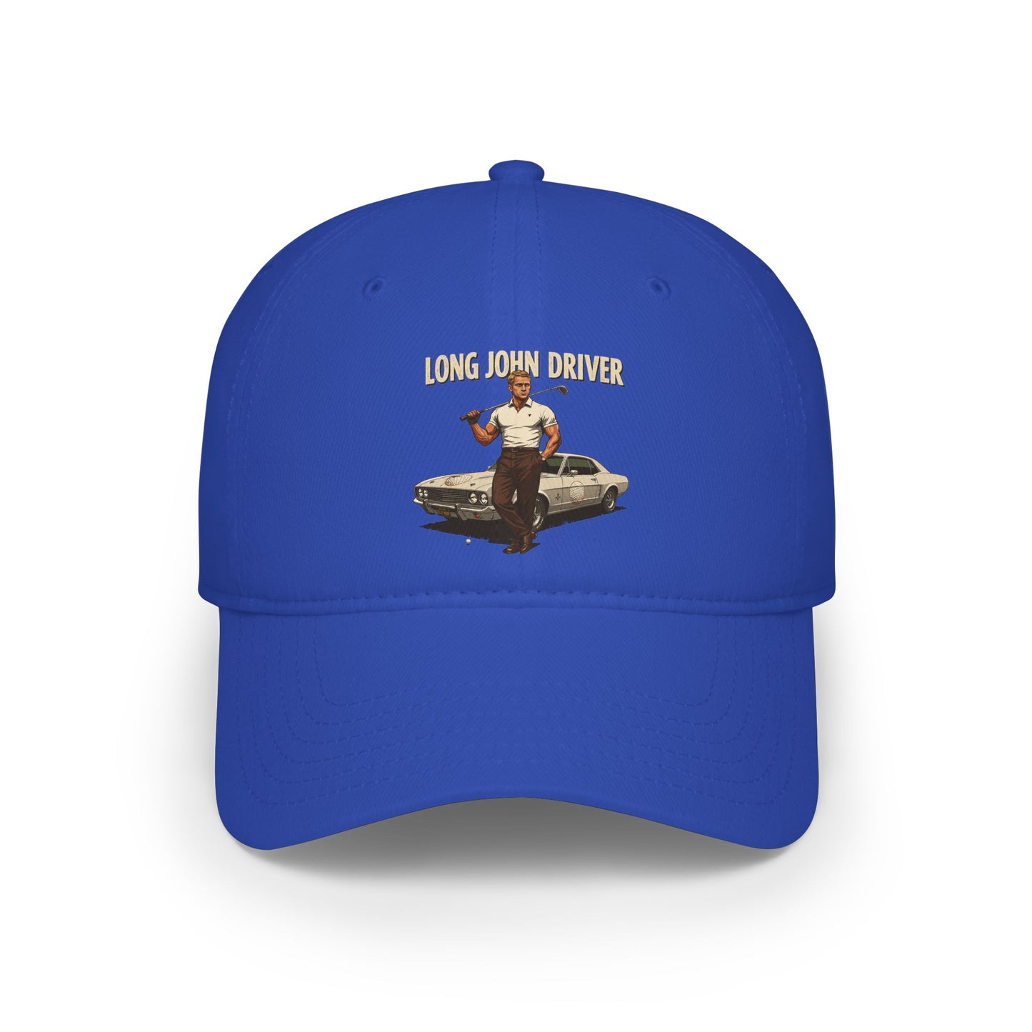 Long John Driver Baseball Cap — Golf Noir Statement Headwear