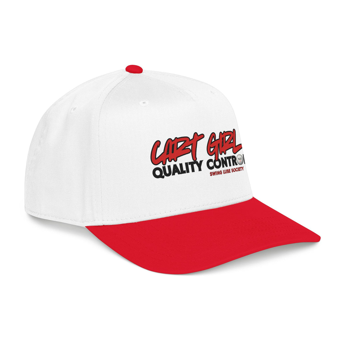 Cart Girl Quality Control Baseball Cap – Swing Lube Society Headwear
