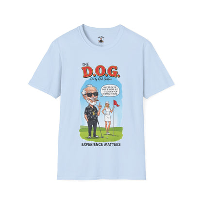 The D.O.G. T-Shirt — Experience Matters - Golf Noir Signature Apparel