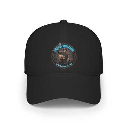 Shank Williams Golf Noir Cap - Country Club Crooners Statement Headwear