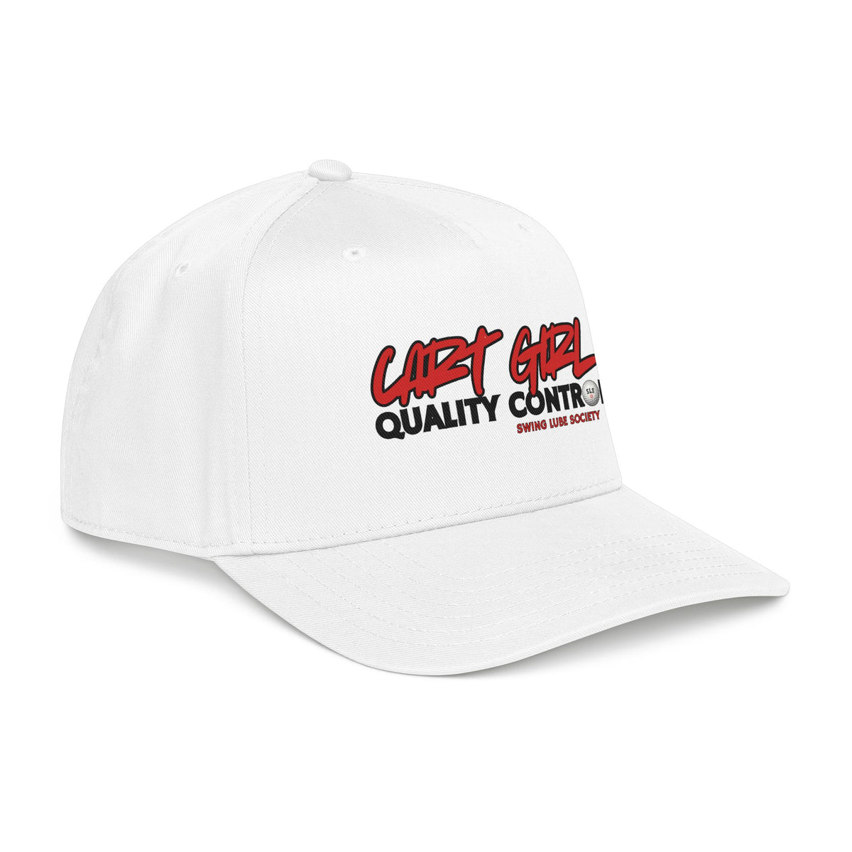 Cart Girl Quality Control Baseball Cap – Swing Lube Society Headwear