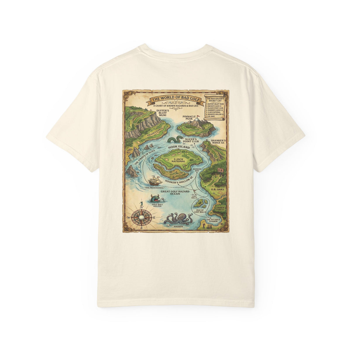 The World of Bad Golf T-Shirt - Fictional Fairways Signature Apparel