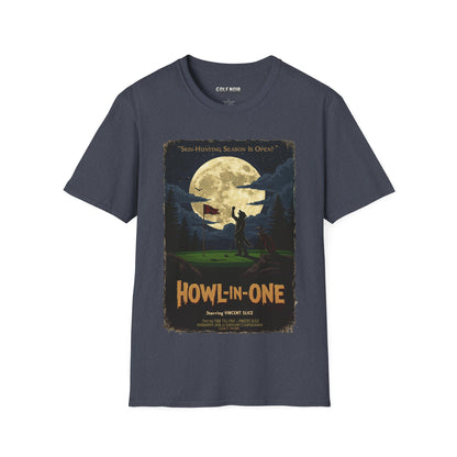 HOWL-IN-ONE T-Shirt - Starring VINCENT - Golf Noir Signature Apparel