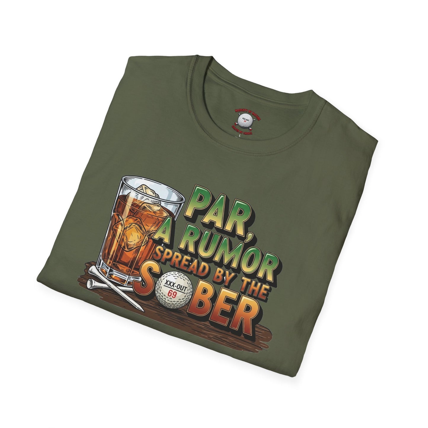 Par, A Rumor Golf T-Shirt — XXX-OUT Design Signature Apparel