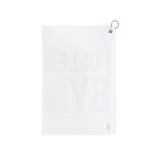 FUELD BY SWING LUBE Golf Towel - Swing Lube Society Trademark Towel
