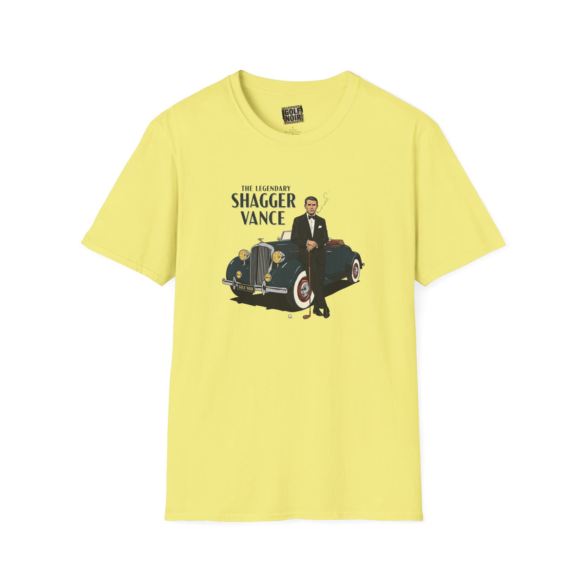 THE LEGENDARY SHAGGER VANCE T-Shirt- Golf Noir Signature Apparel