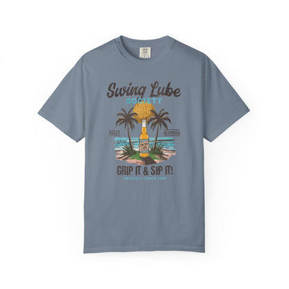 Grip It & Sip it T-Shirt 2 — Swing Lube Society Signature Apparel
