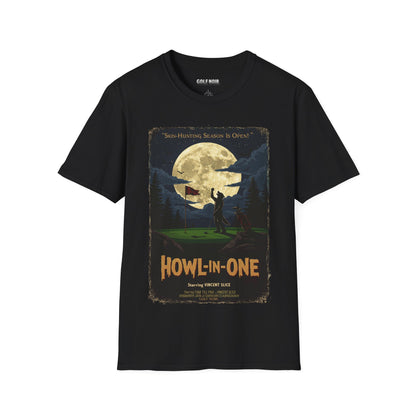 HOWL-IN-ONE T-Shirt - Starring VINCENT - Golf Noir Signature Apparel