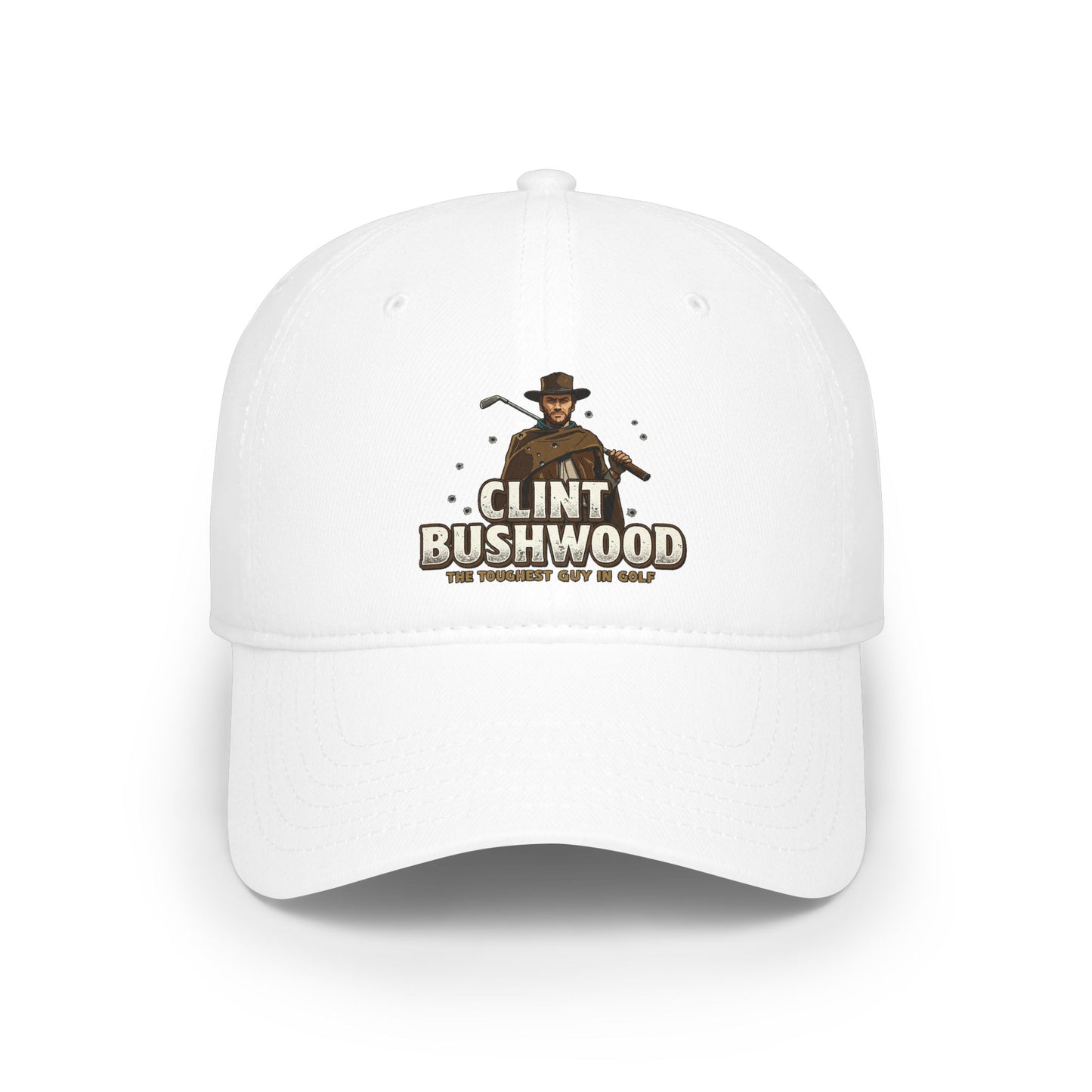 Clint Bushwood Cap – Golf Noir Statement Headwear