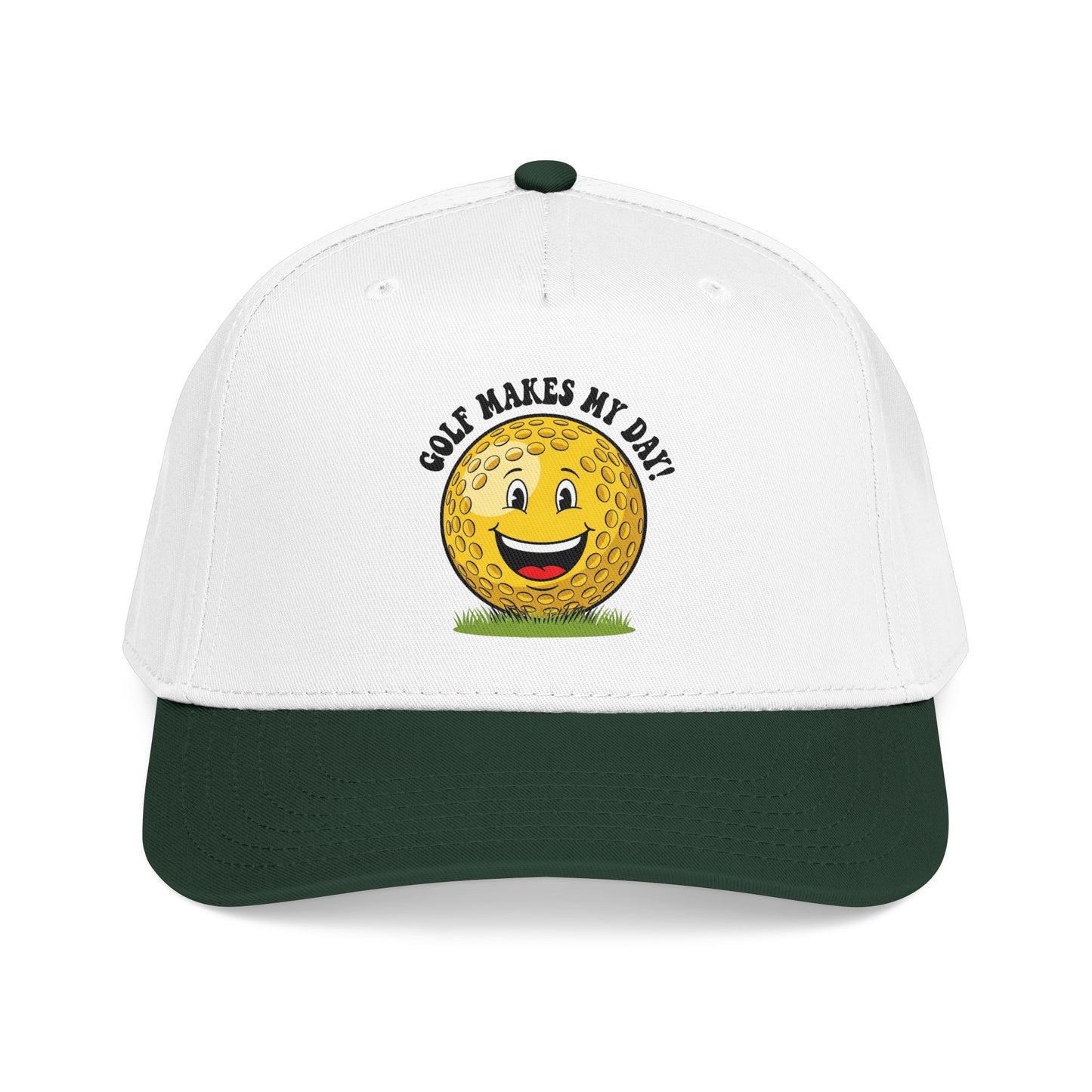 Golf Makes My Day Funny Golf Hat — It's a Golf Day Statement Headwear