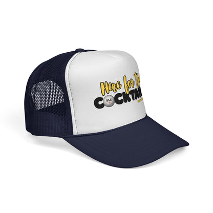 "Here for the Cocktails!" Trucker Cap - Swing Lube Society Headwear