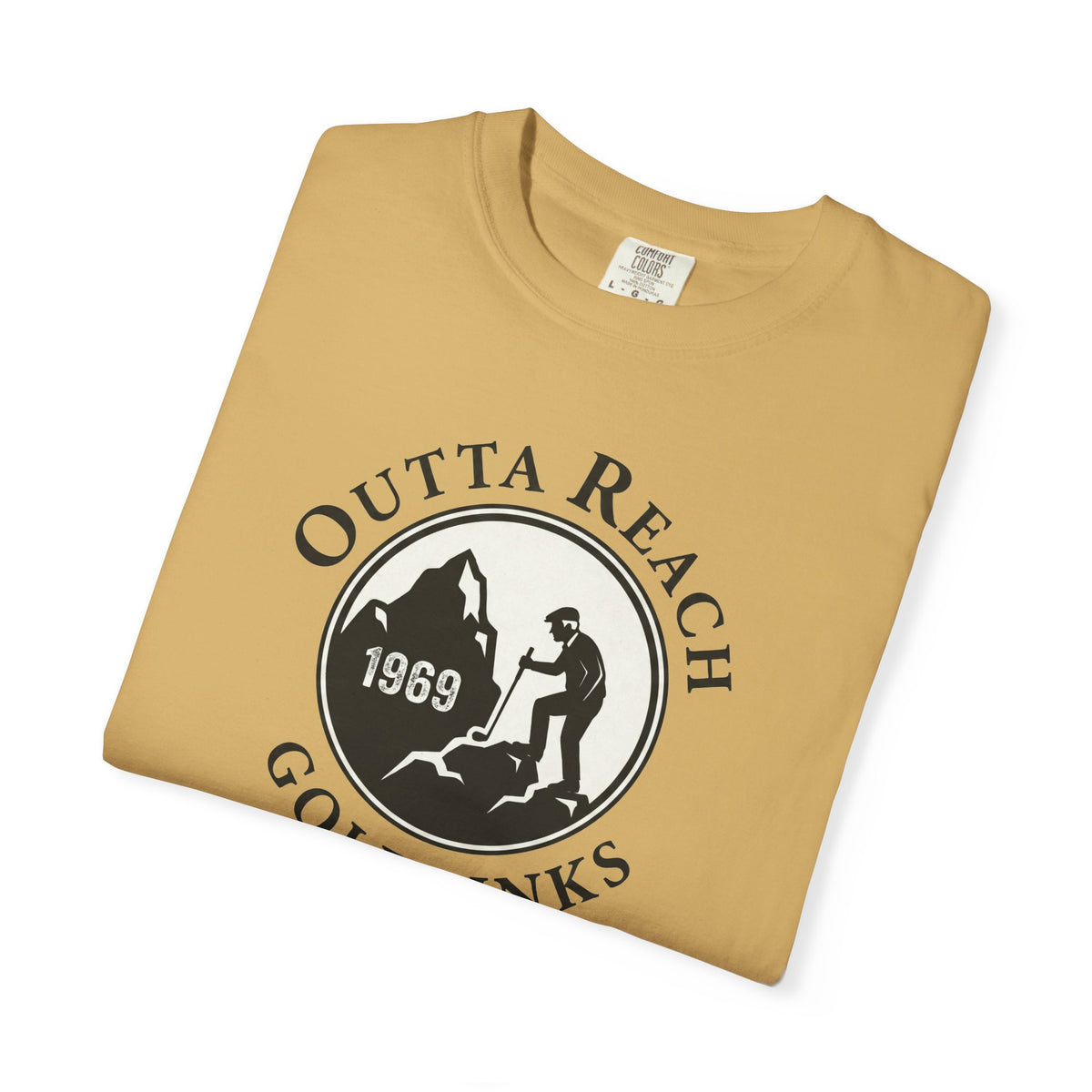 Outta Reach Golf Links T-Shirt — Fictional Fairways Signature Apparel