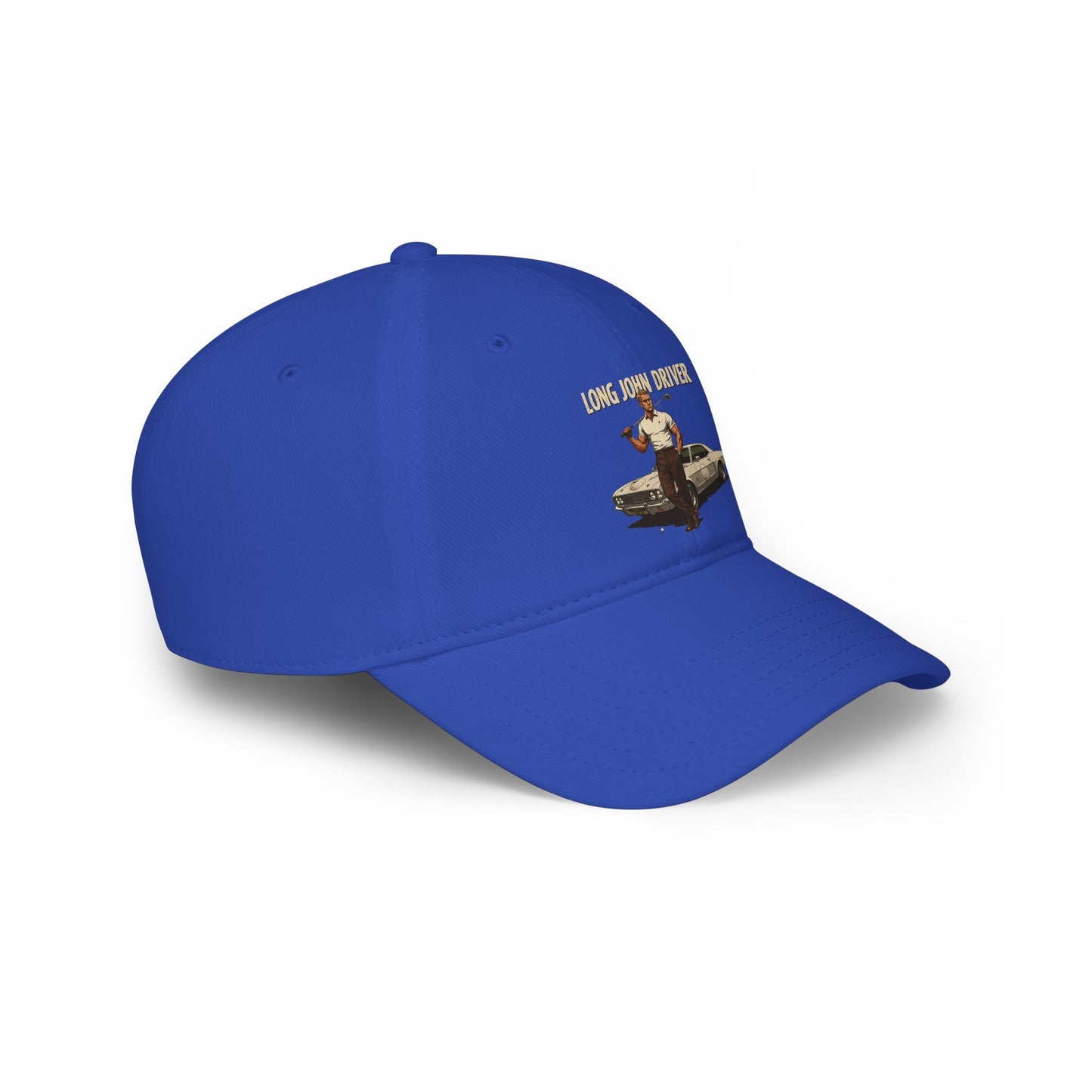 Long John Driver Baseball Cap — Golf Noir Statement Headwear