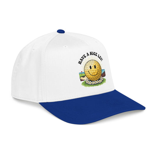 Have a Nice Lei Mid-Profile Baseball Cap - It's a Golf Day Statement Headwear