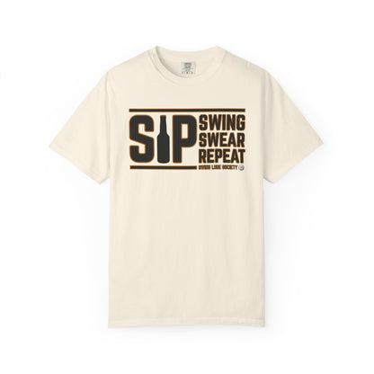 SIP Swing Swear Repeat T-Shirt - Swing Lube Society Signature Apparel
