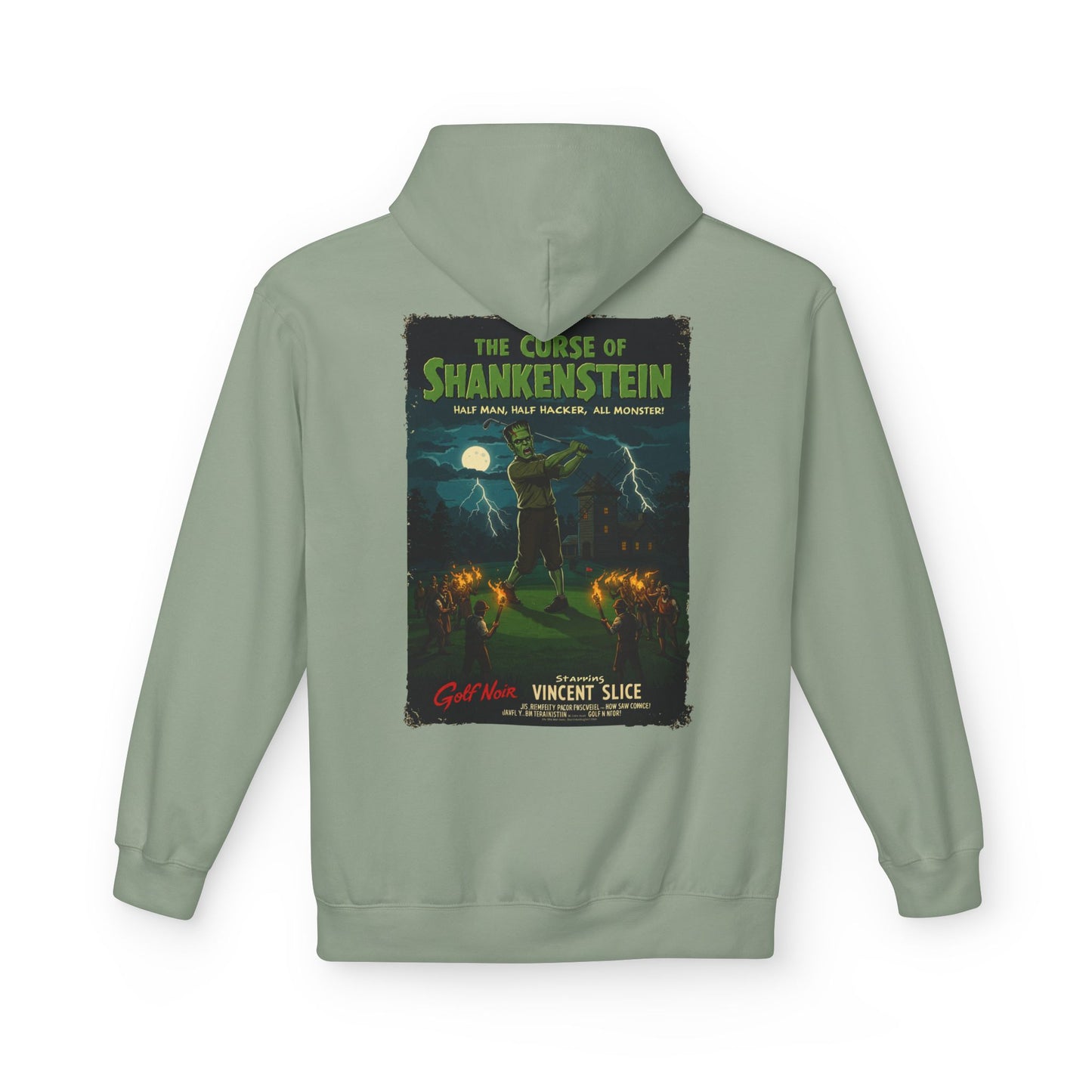 THE CURSE OF SHANKENSTEIN Hoodie - Starring Vincent Slice- Golf Noir Signature Apparel